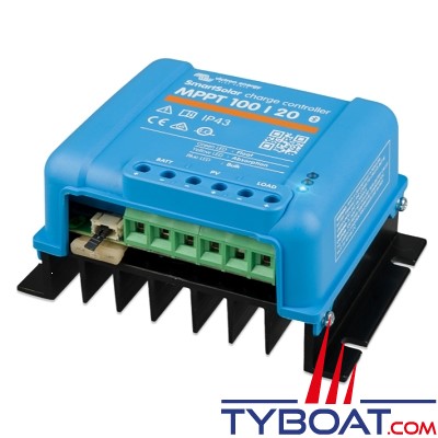 Victron Energy - Régulateur pour panneaux solaires - SmartSolar MPPT 100/20 12/24 (up to48) Volts 20 Ampères.