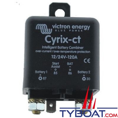Victron Energy - Relais de charge automatique CYRIX-CT - CYR010120011 - 12/24V - 120A