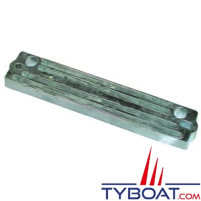 Anode barreau sous étrier pour Suzuki DF60, DF140, DT115 (2001-06),et DT140 (1996-01) et Tohatsu 60/140 cv - zinc