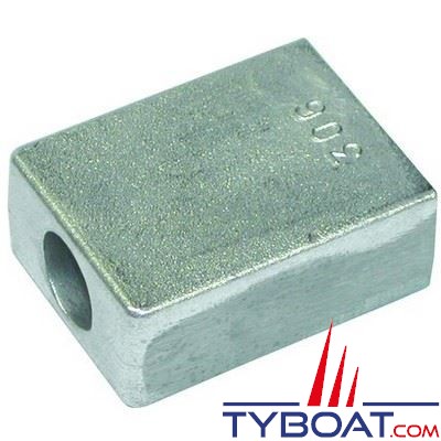 Anode cube pour OMC 60 à 280 cv / V4 et V6 - zinc