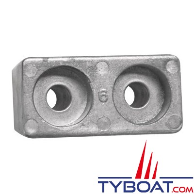 Anode cube pour Yamaha hors-bord 2T 115A/140A/150A/175A/200A/220A - zinc