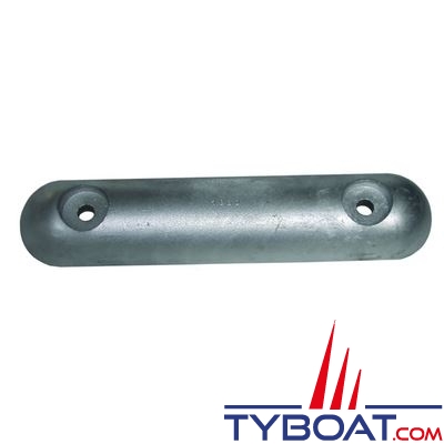 Anode zinc à boulonner 300x65mm - entraxe 200mm 2.8Kg