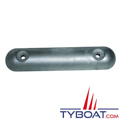 Anode zinc à boulonner 300x65mm - entraxe 200mm 3Kg