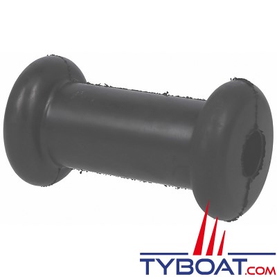 Diabolo mini  030 noir L 130 x Ø 70/45 mm - alésage Ø 22mm