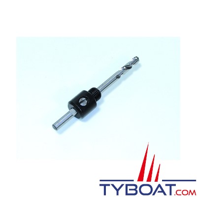 Mandrin n°4. Pour scies trépans de 14 à 30 mm, queue hex. de 9.5mm