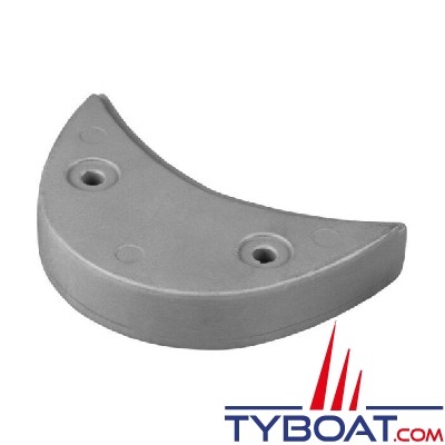 Tecnoseal - Anode plaque 0,78kg pour OMC, Jonson, Evinrude - montage sur plaque anti-cavitation 90 à 140 cv - zinc