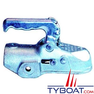 Tête d'attelage fonte pour tube Ø 50 mm PTC 3000Kg