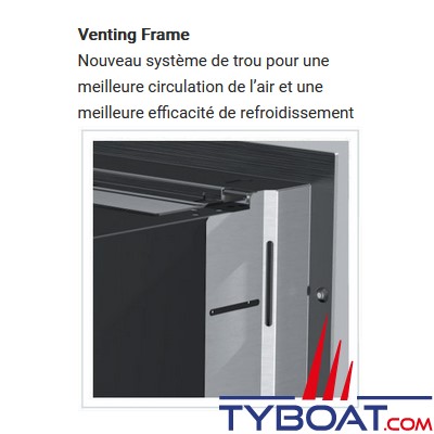 Vitrifrigo - Réfrigérateur et congélateur SeaDrawer DW210 OCX2 DTX - Double tiroirs - 12/24 Volts