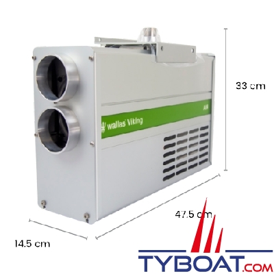 Wallas - Chauffage Diesel VIKING AIR 12 Volts - 3kW -Bluetooth