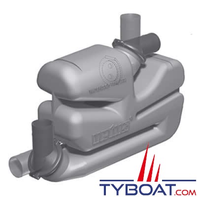 Vetus - Waterlock type LSG Ø 60mm 17L pour grande longueur d'échappement