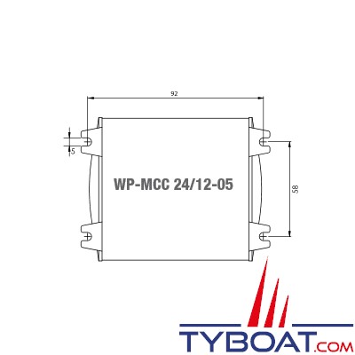 WhisperPower - Convertisseur chargeur CC série MCC 24v/12v-5a