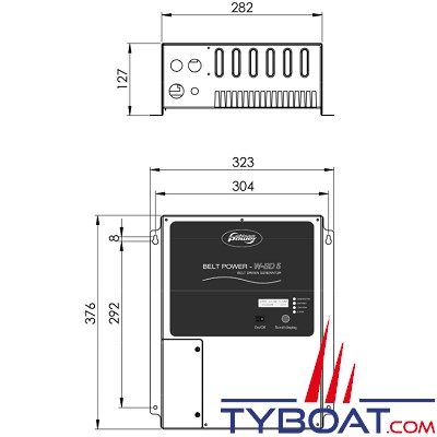 Whisper Power - Générateur Beltpower CA W-BD 5 - 230 Volts 5000 Watts