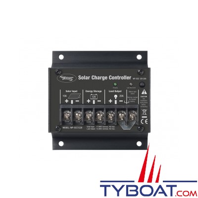 WhisperPower - régulateur de charge  PWM Suntrack 10 - 12 volts 10 ampères