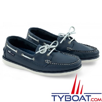 chaussures femme bleu marine et blanc