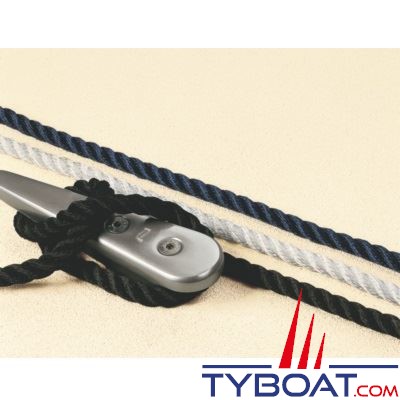 Cordage Polypropylène 3 torons multifilament - blanc - Ø 10mm - 220 mètres