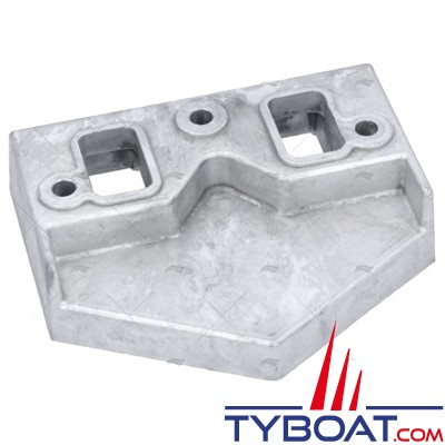 Zineti - Anode bloc pour Yamaha embase V8-V6-L4 - zinc