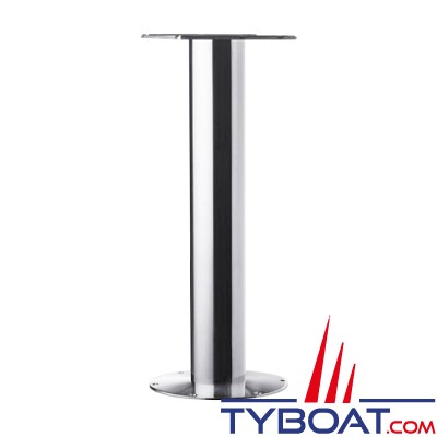 Zwaardvis - Colonne de table Inoxx FB III - Inox. ø108 mm - H 680 mm