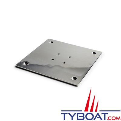 Zwaardvis - Colonne de table Inoxx TS - Rectangulaire H 710 mm