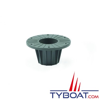 Zwaardvis - Embase flush en delrin ø230mm profondeur 200mm pour colonne ø76mm