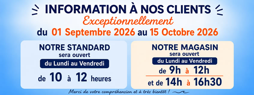 TYBOATCOM - MODIFICATION HORAIRE EXCEPTIONNELLE 01