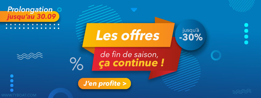 Tyboat.com - Les offres de fin de saison